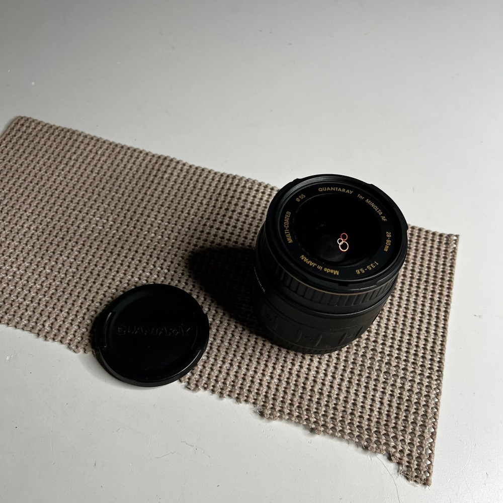 Quantaray for Minolta AF 28-80mm f3.5-5.6 Aspherical Zoom Lens 55mm Japan